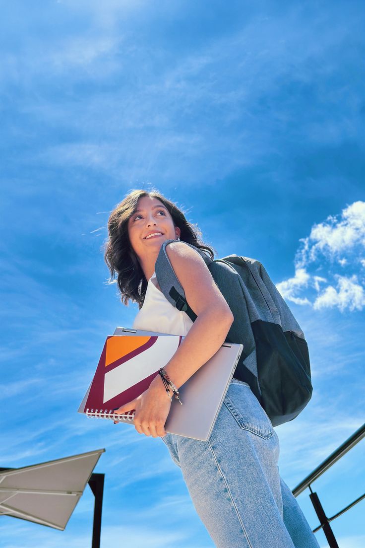 Excited woman